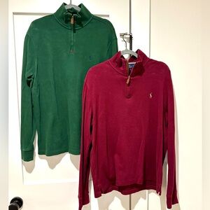 Ralph Lauren POLO quarter zips - men’s medium
